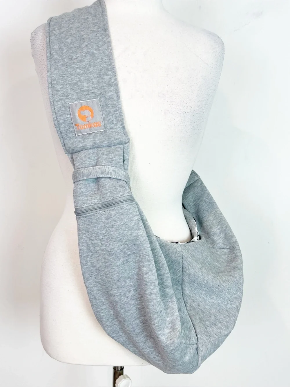 TOMKAS GRAY CROSSBODY PUPPY SMALL DOG SLING CARRIER SZ SMALL